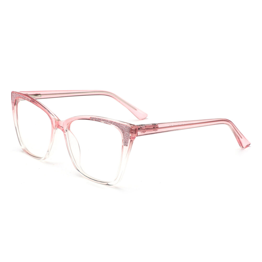 Wholesale Cat Eye Pink Bling Reading Glasses 1280