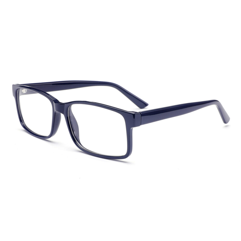 Wholesale Rectangle Blue Mens Reading Glasses1260