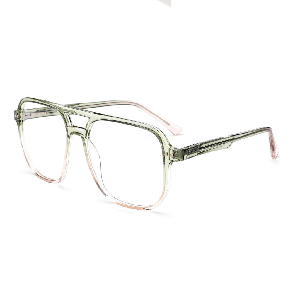 Wholesale Oversized Square Green Aviator Glasses 2129