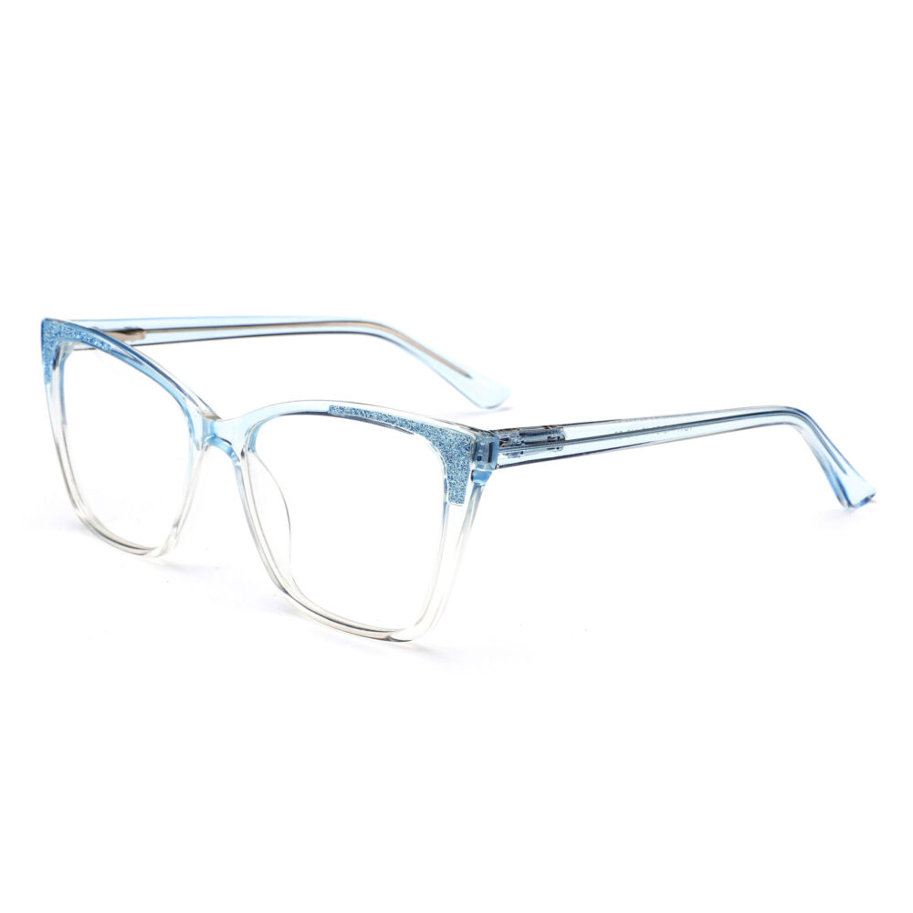 Wholesale Cat Eye Blue Bling Reading Glasses 1280