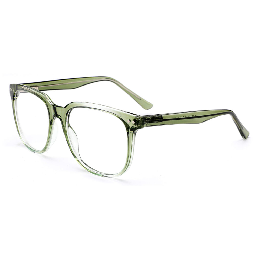 Wholesale Oversized Green Square Optical glasses 2176