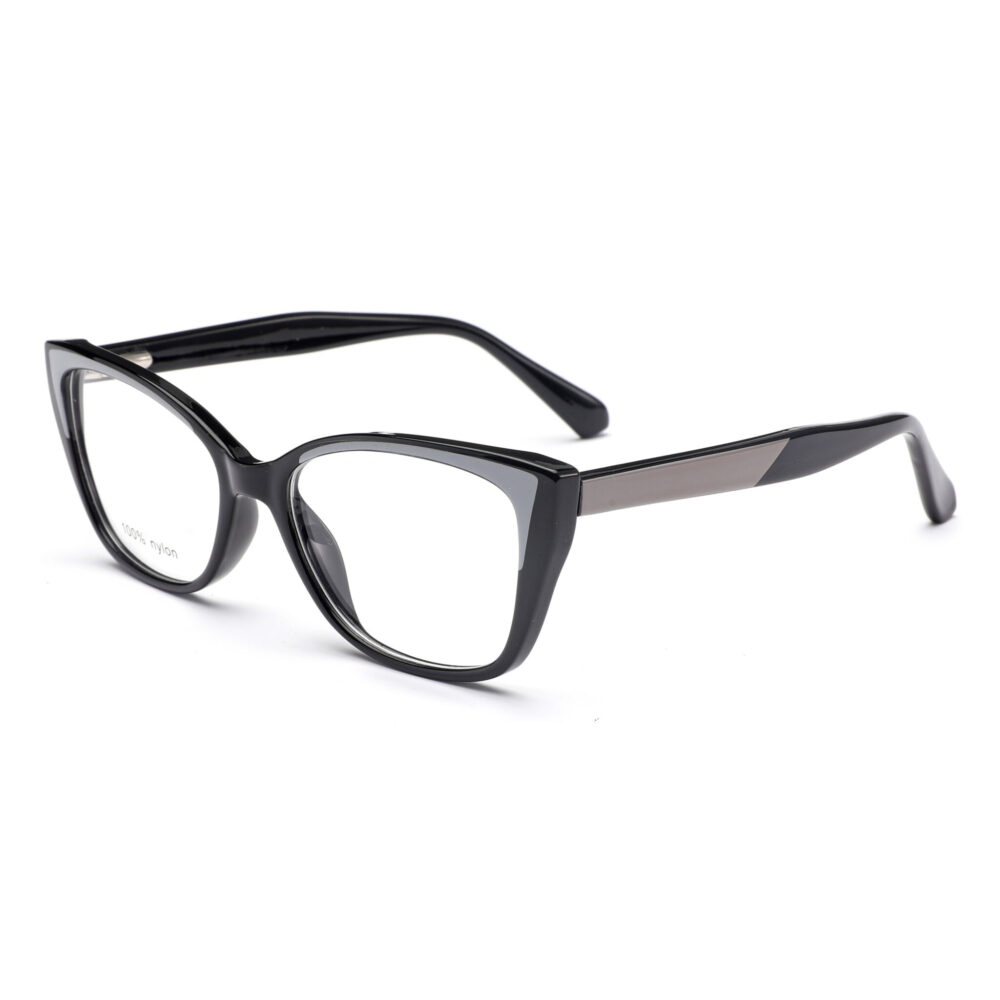 Wholesale Custom Color Black Cat Eye Acetate Optical Frames