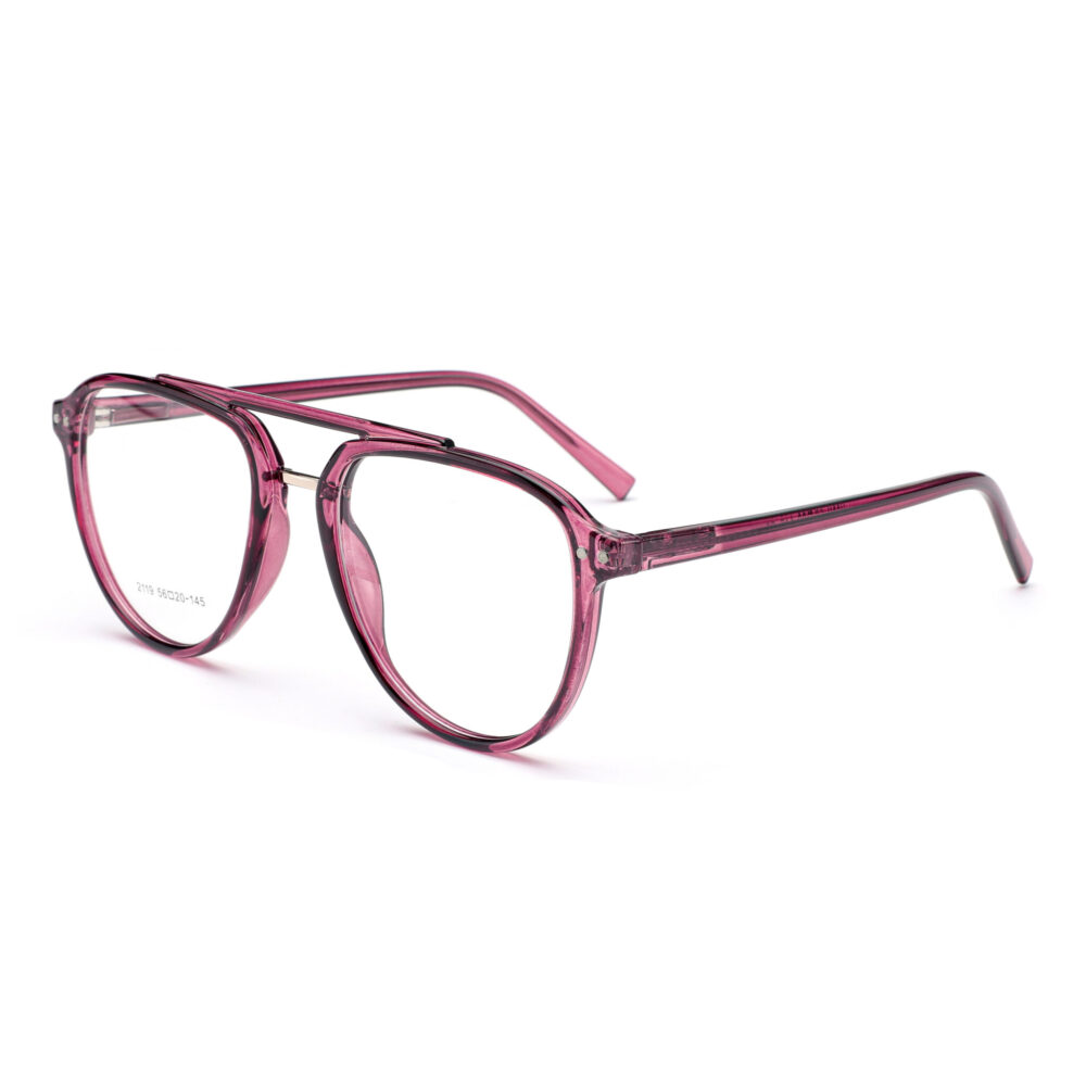 Wholesale Oval Red Aviator Reading Glasses 2119