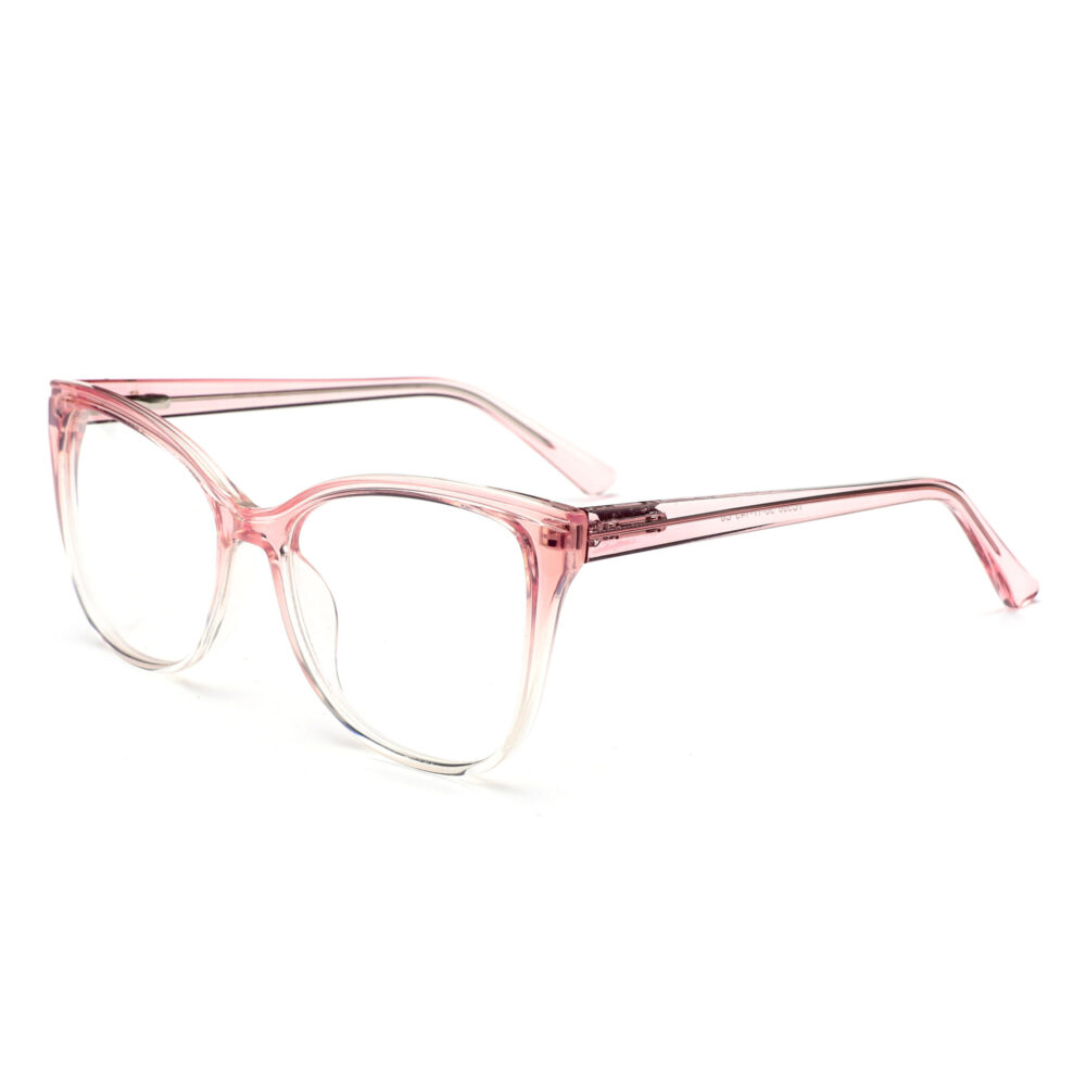 wholesale Clear Pink Cat Eye glasses for Women TC506