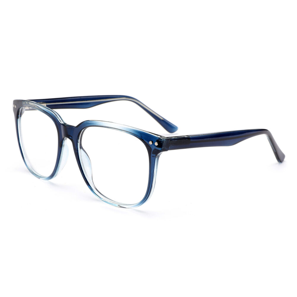 Wholesale Oversized Blue Square Optical glasses 2176