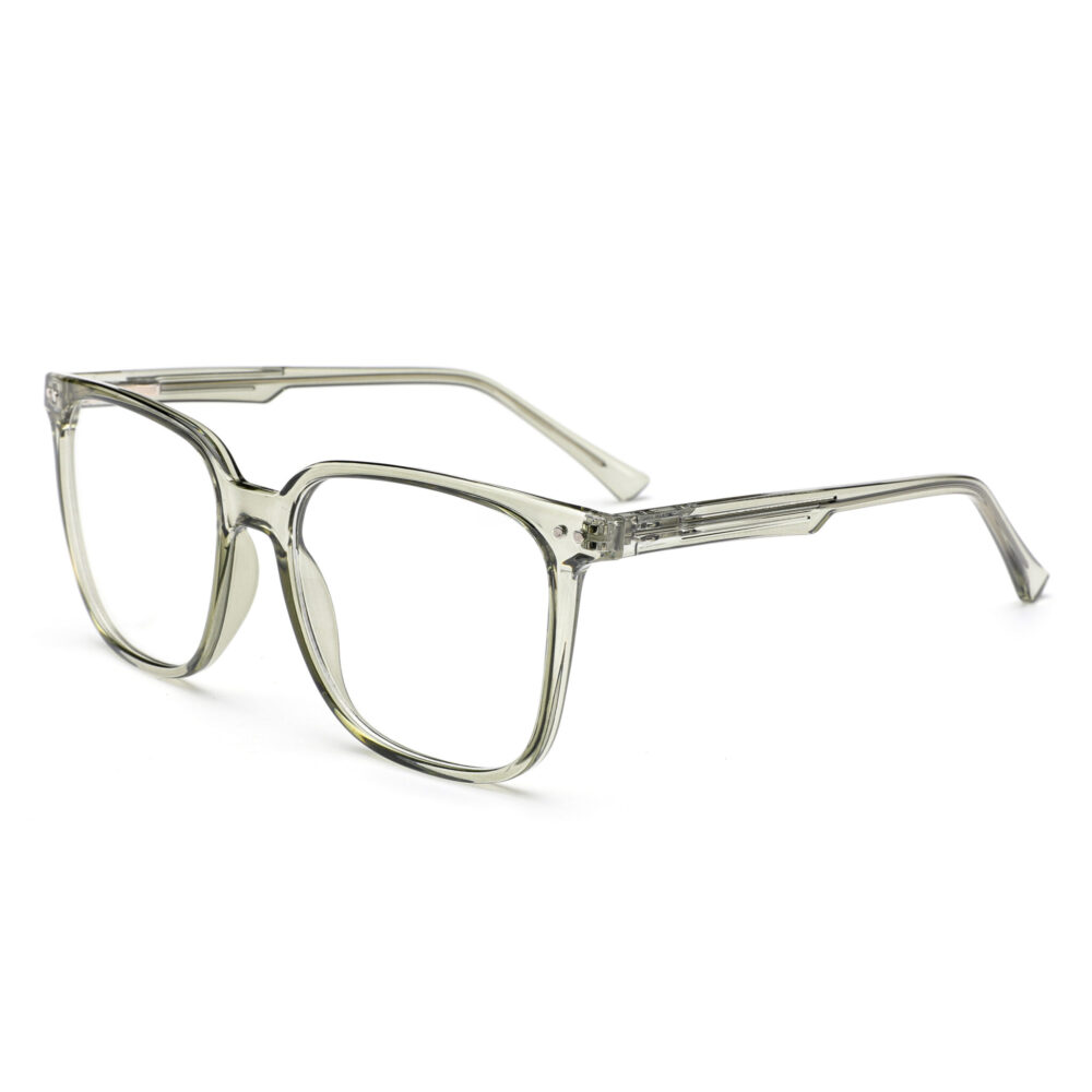 Wholesale Square Oversized Frame Green Eyeglasses 2128