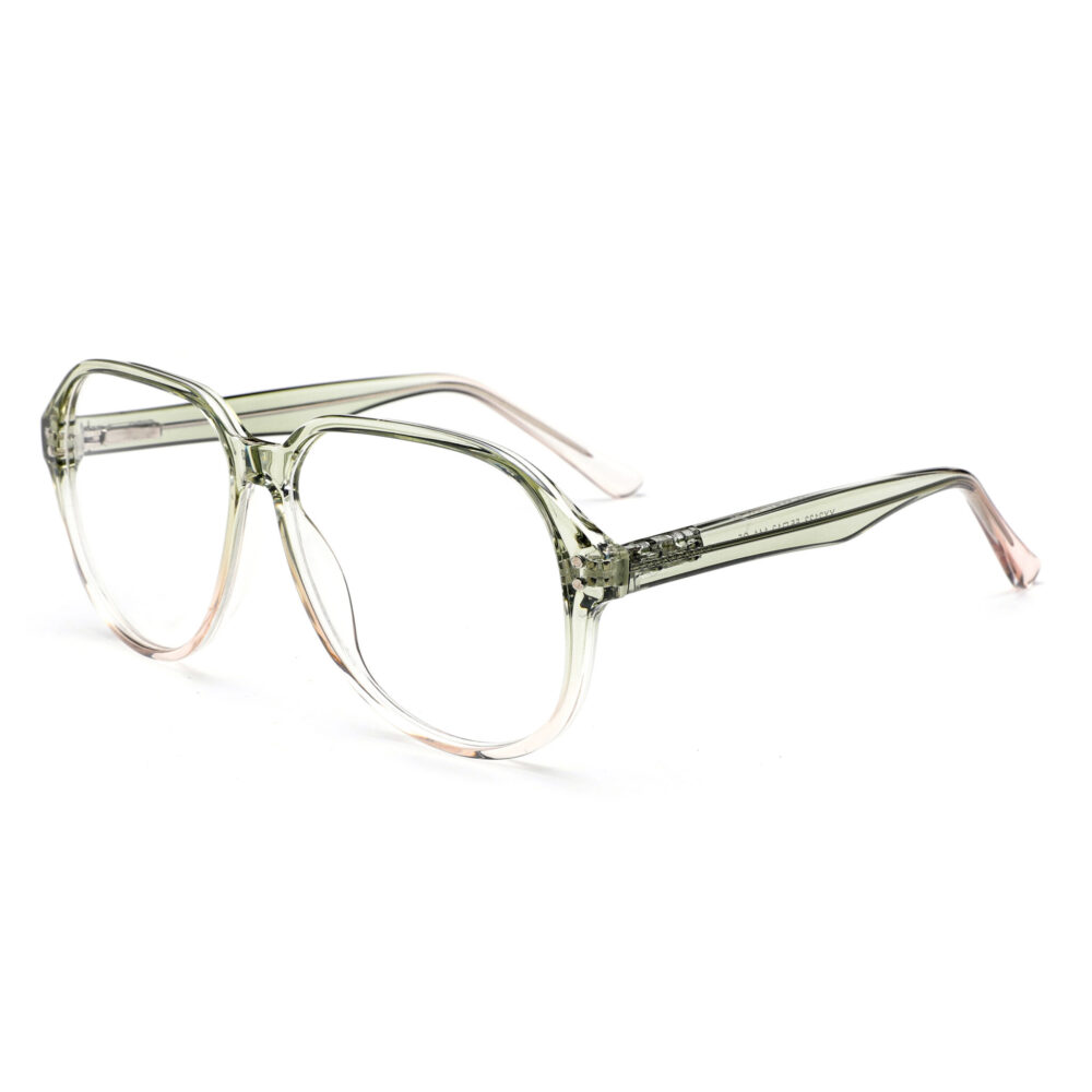 Wholesale Clear Green Aviator Optical Eyeglasses 2133