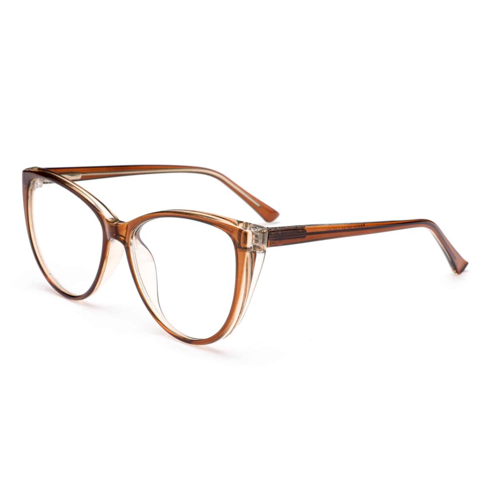 Wholesale Cat Eye Progressive Brown Frame Eyewear TC503