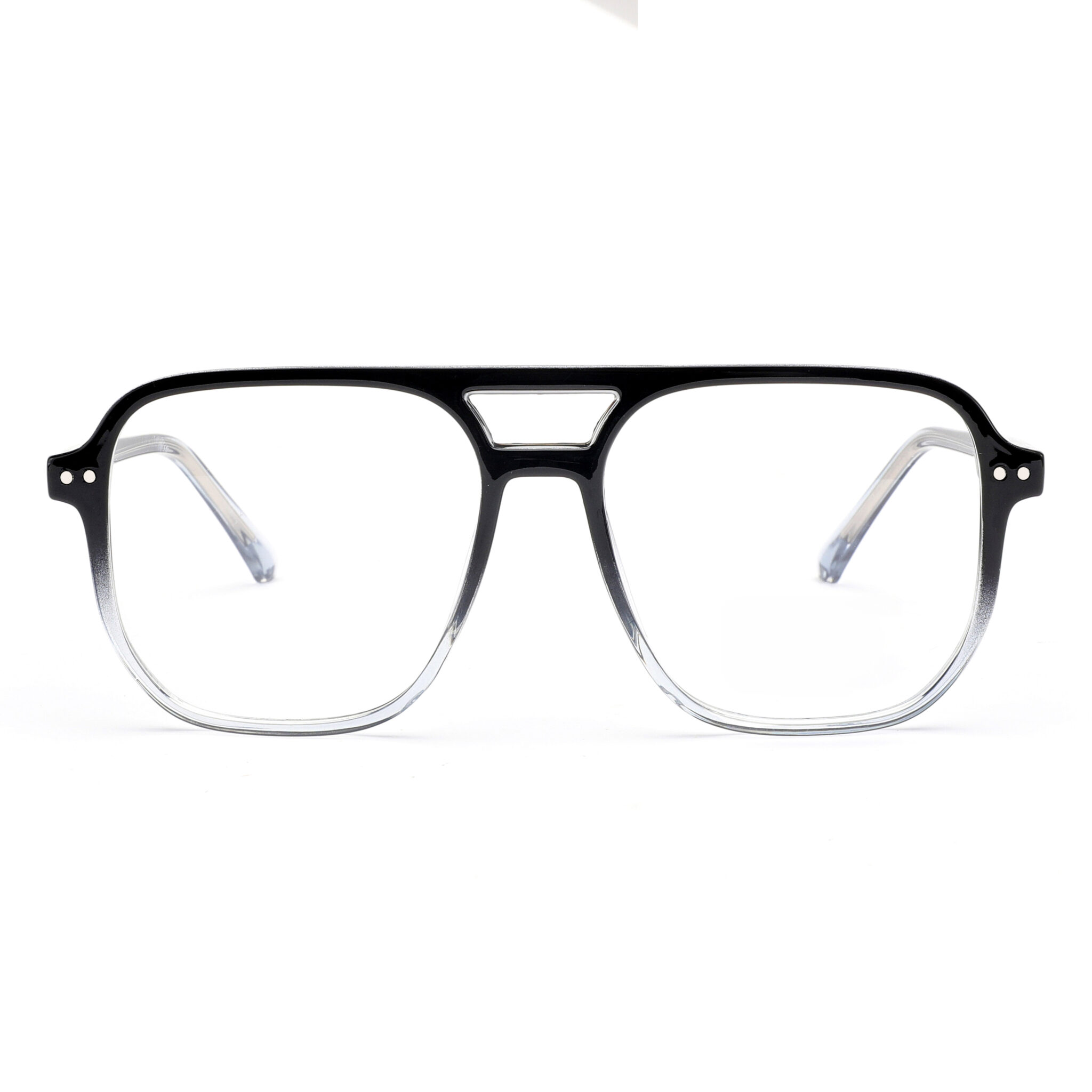 Wholesale Oversized Square Black Aviator Glasses 2129