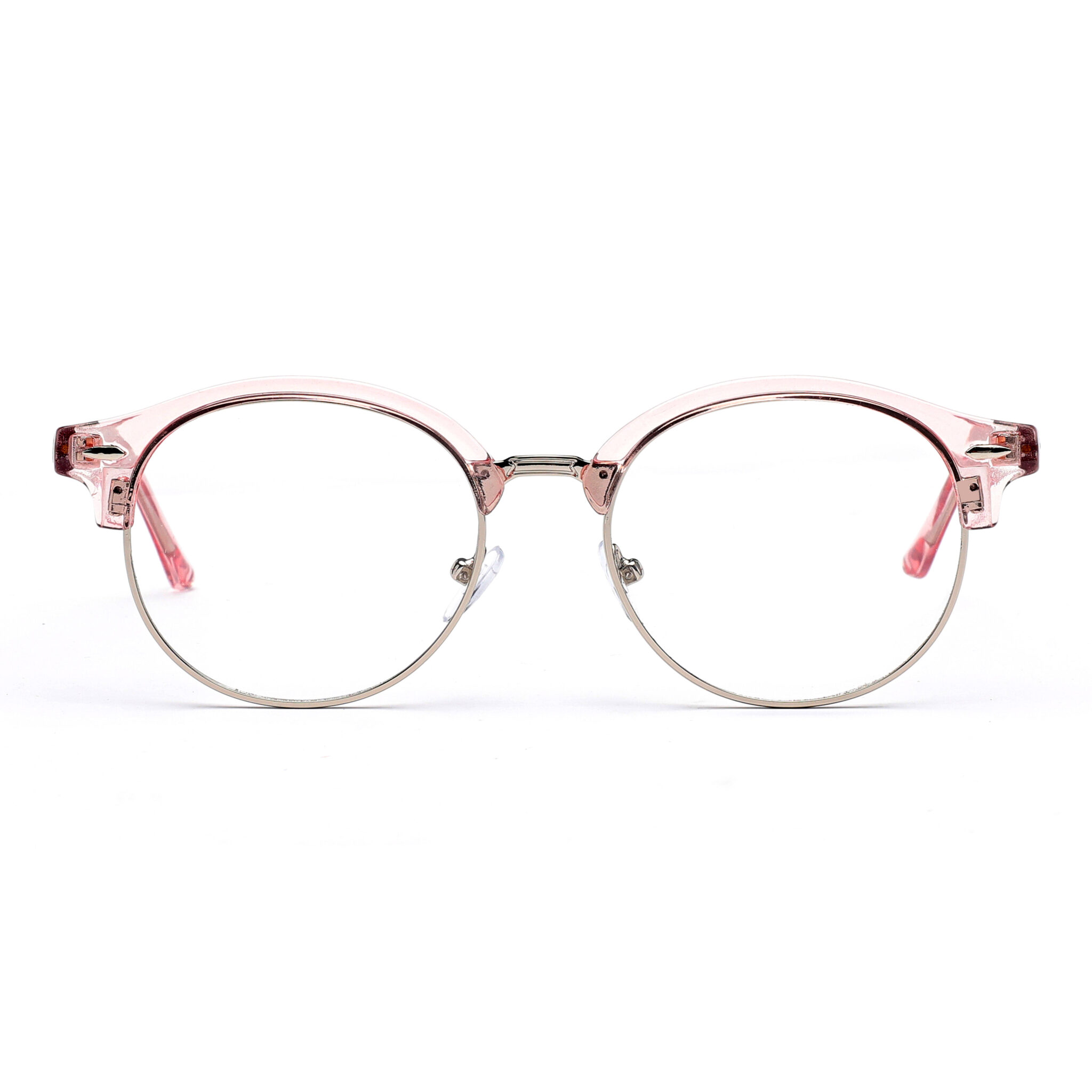 Wholesale Semi-Rimless Pink Blue Light Glass 3132