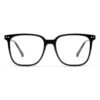 Wholesale Square Oversized Frame Black Eyeglasses 2128