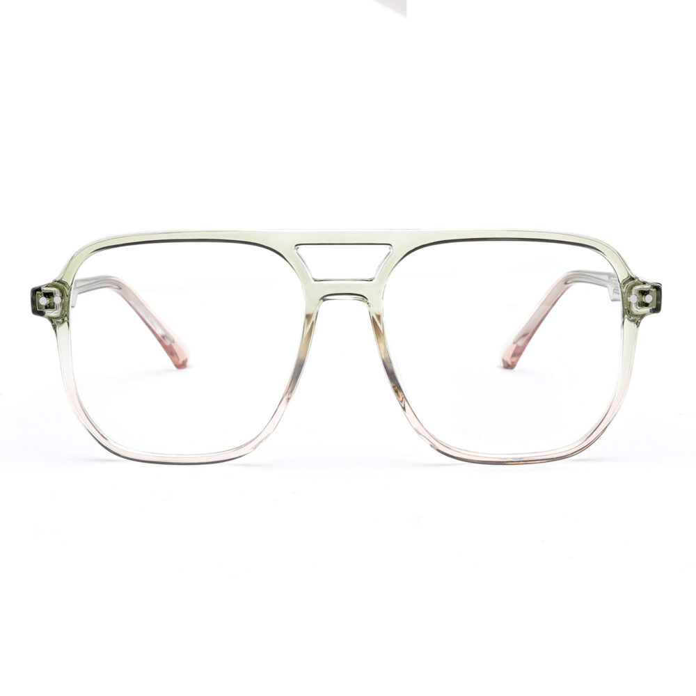 Wholesale Oversized Square Green Aviator Glasses 2129