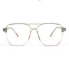 Wholesale Oversized Square Green Aviator Glasses 2129