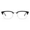 Wholesale Acetate Semi-Rimless Silver Reading Glasses 3113