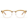 Wholesale Acetate Yellow Semi-Rimless Eyeglasses 3134