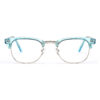 Wholesale Transparent Blue Browline Eyeglasses 3135