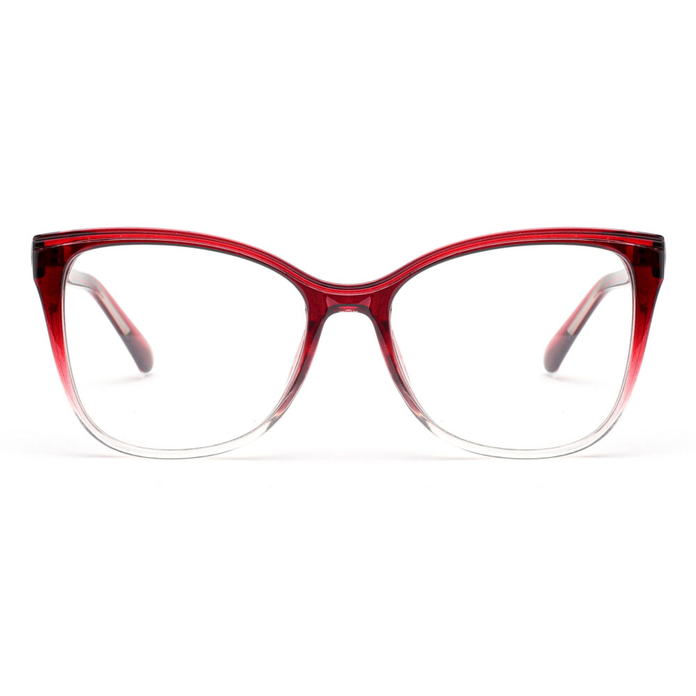 wholesale Clear Red Cat Eye glasses for Women TC506