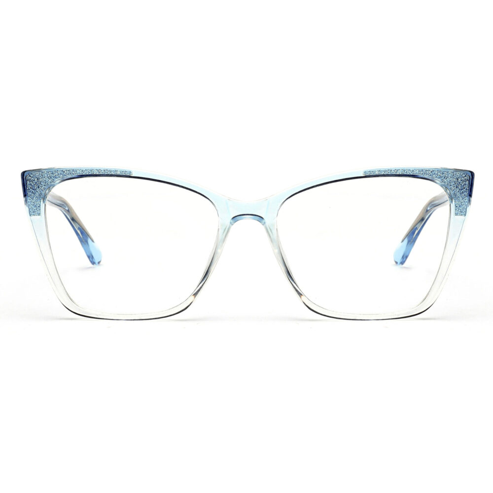 Wholesale Cat Eye Blue Bling Reading Glasses 1280