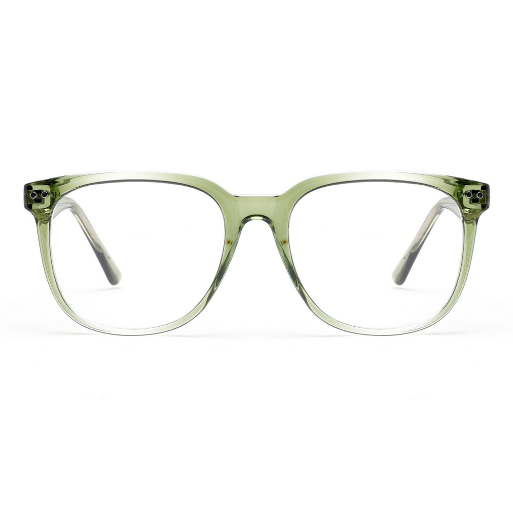 Wholesale Oversized Green Square Optical glasses 2176