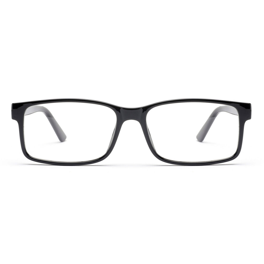 Wholesale Rectangle Black Mens Reading Glasses1260