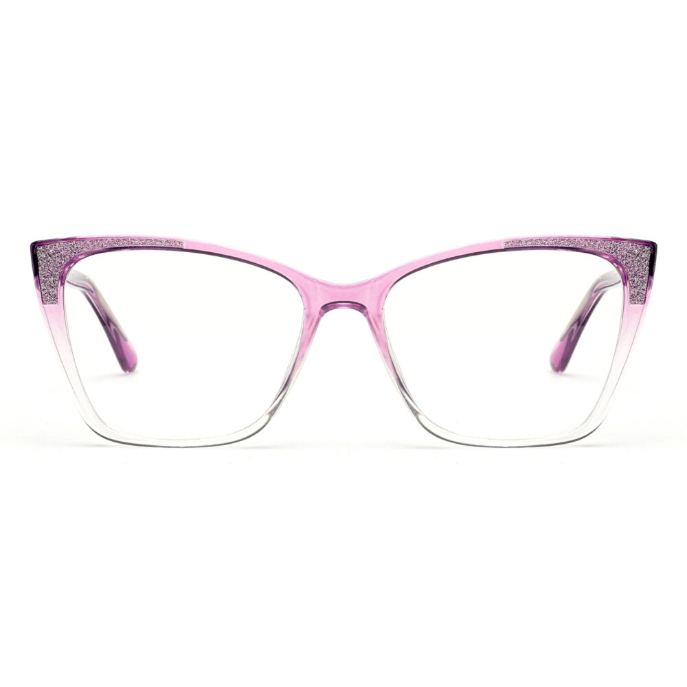 Wholesale Cat Eye Purple Bling Reading Glasses 1280