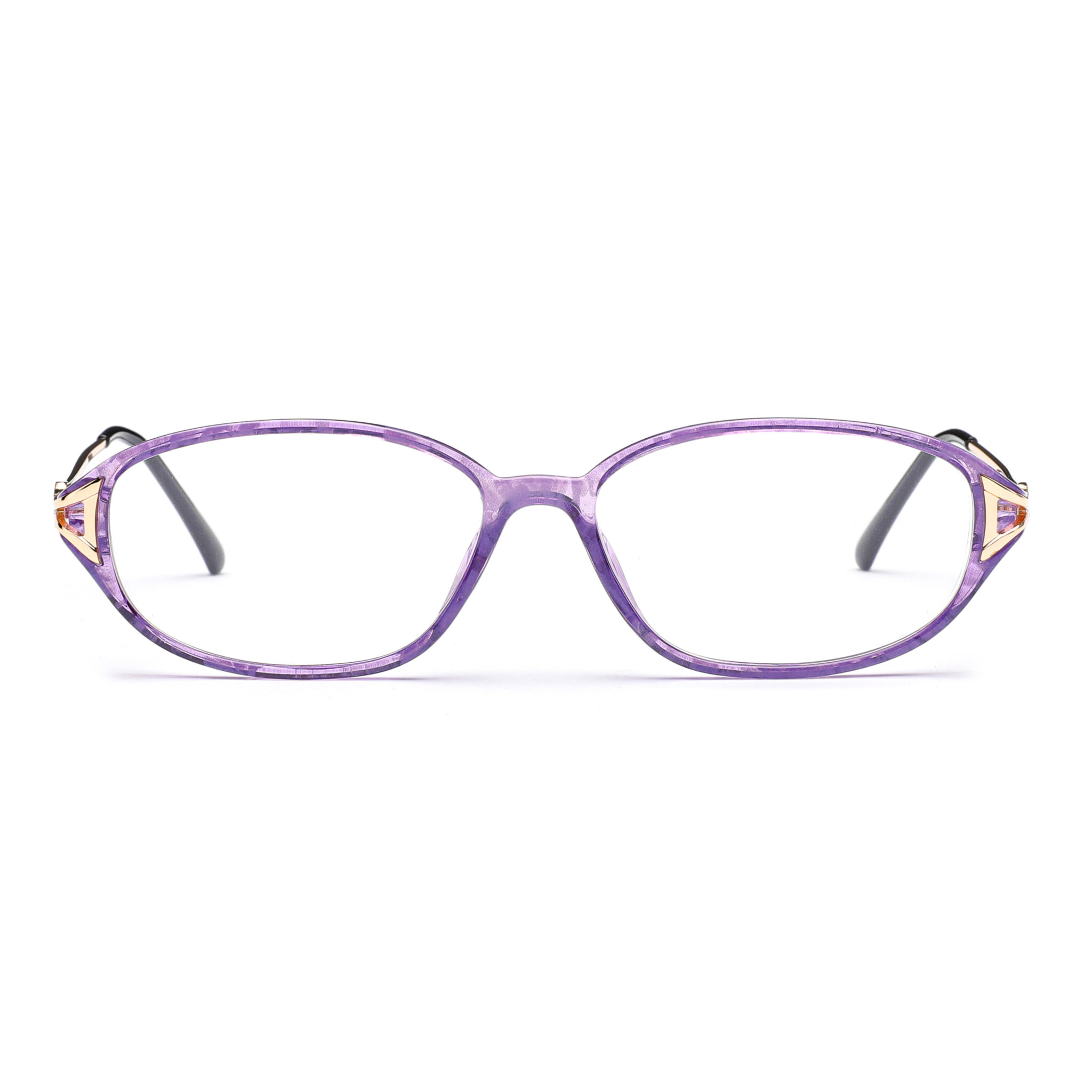 Wholesale Small Oval Purple Women Glasses 9312-1893