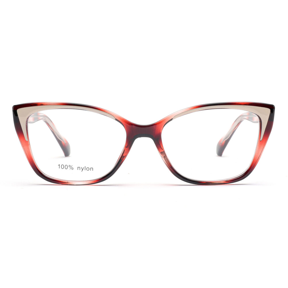 Wholesale Custom Color Red Cat Eye Acetate Optical Frames