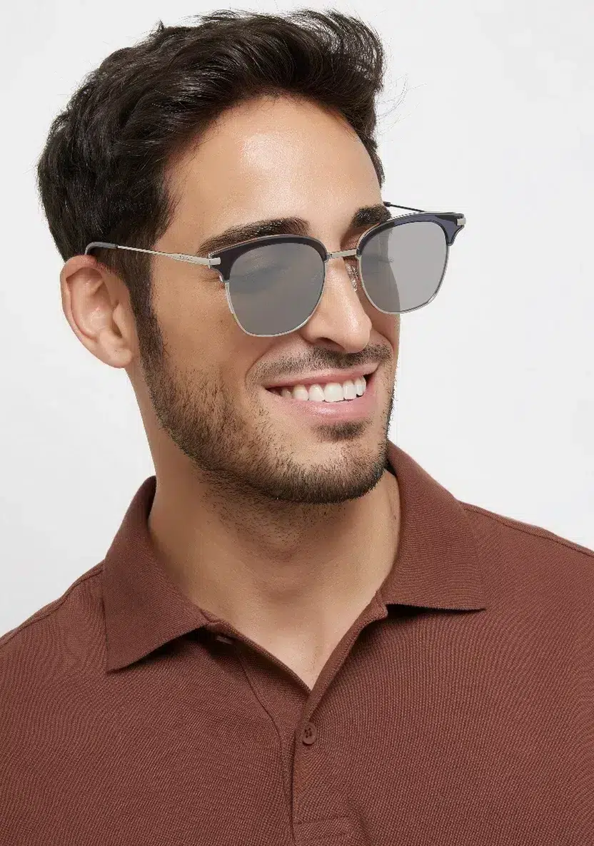 Browline sunglasses for men